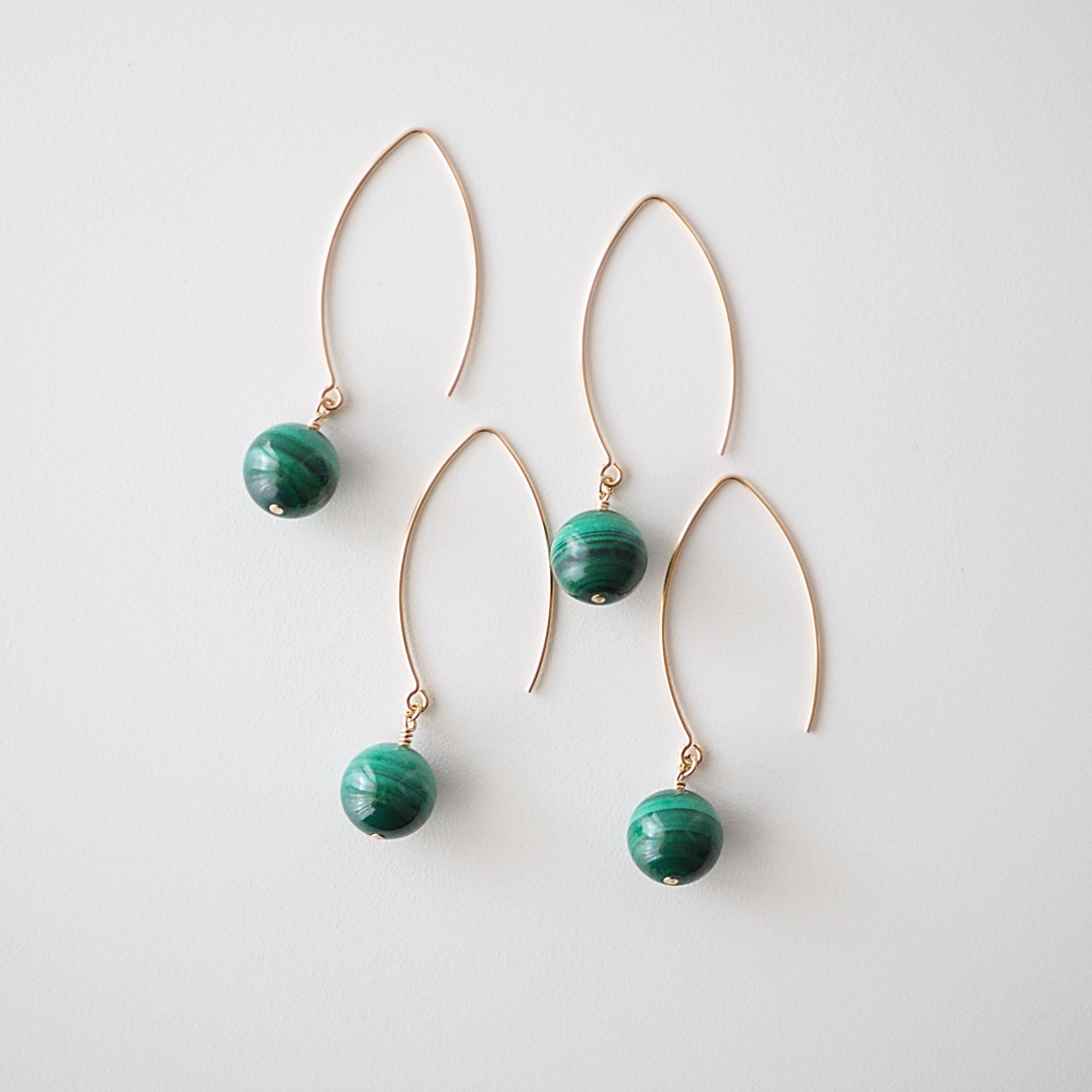 マラカイトピアス