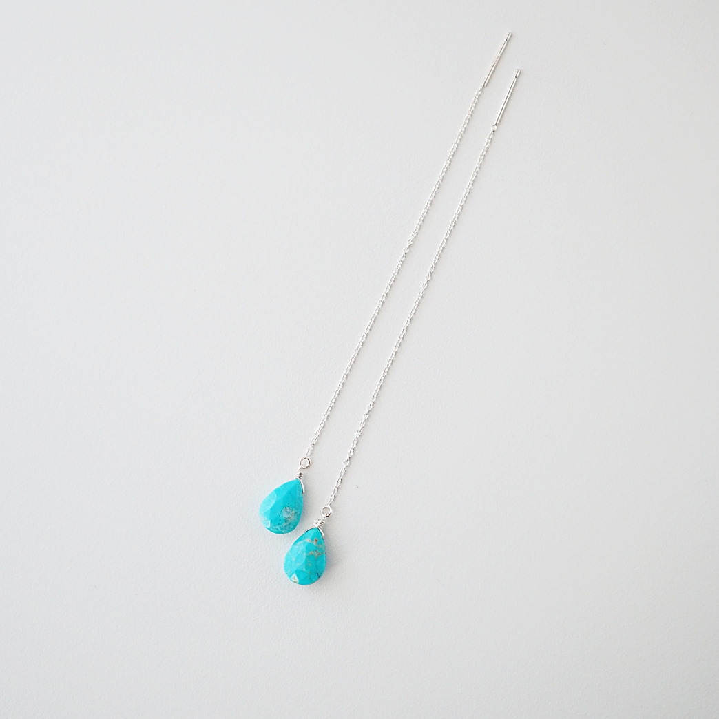 SV925 / スリーピングビューティーターコイズピアス