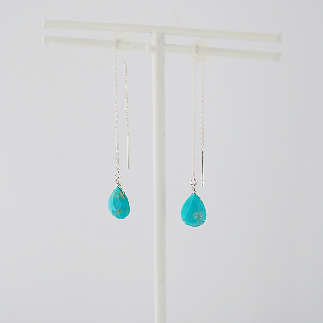 SV925 / スリーピングビューティーターコイズピアス