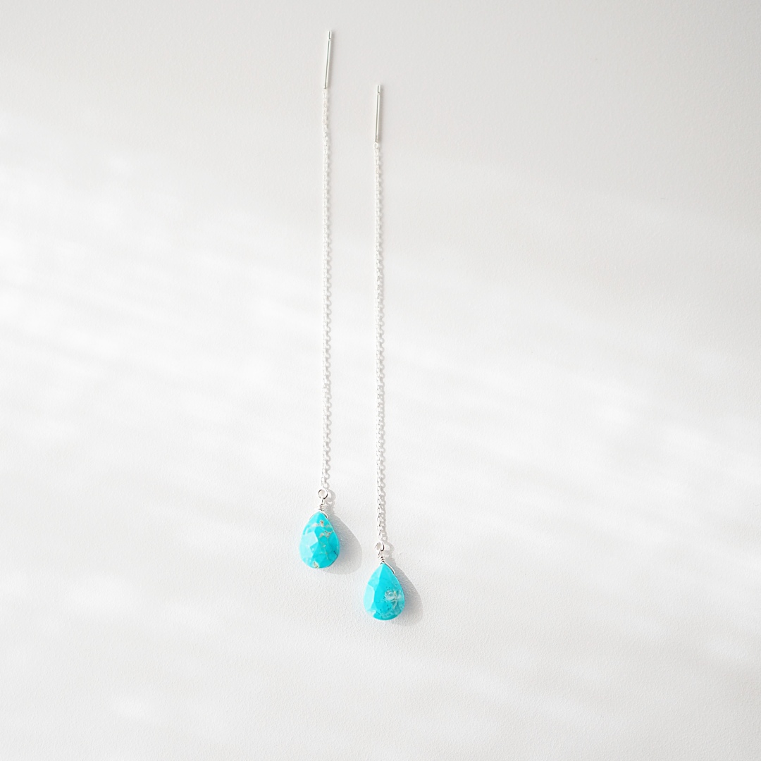 SV925 / スリーピングビューティーターコイズピアス