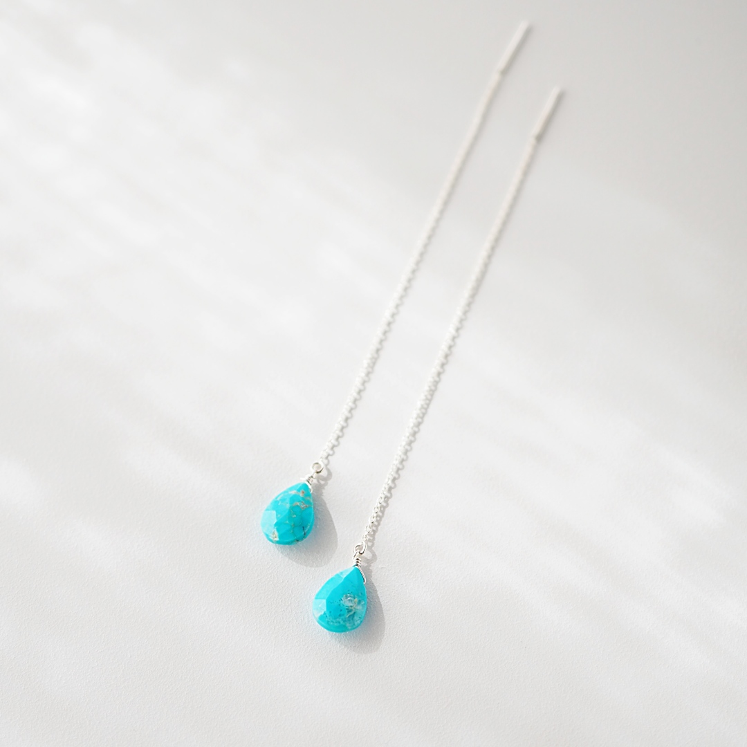 SV925 / スリーピングビューティーターコイズピアス