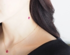 K10 / ルビーピアス＆ネックレス