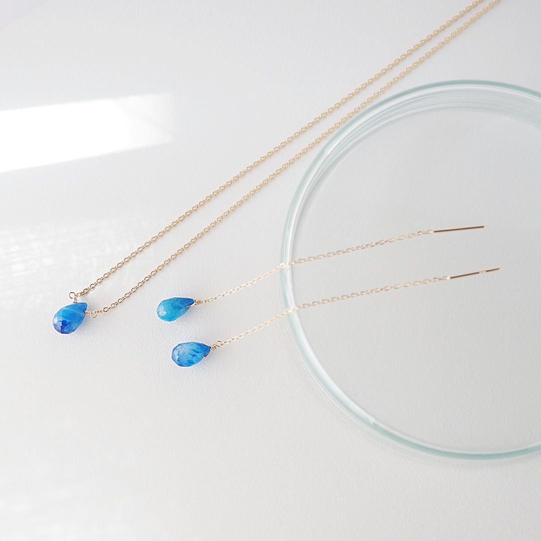 K10 / アフガナイトピアス＆ネックレス