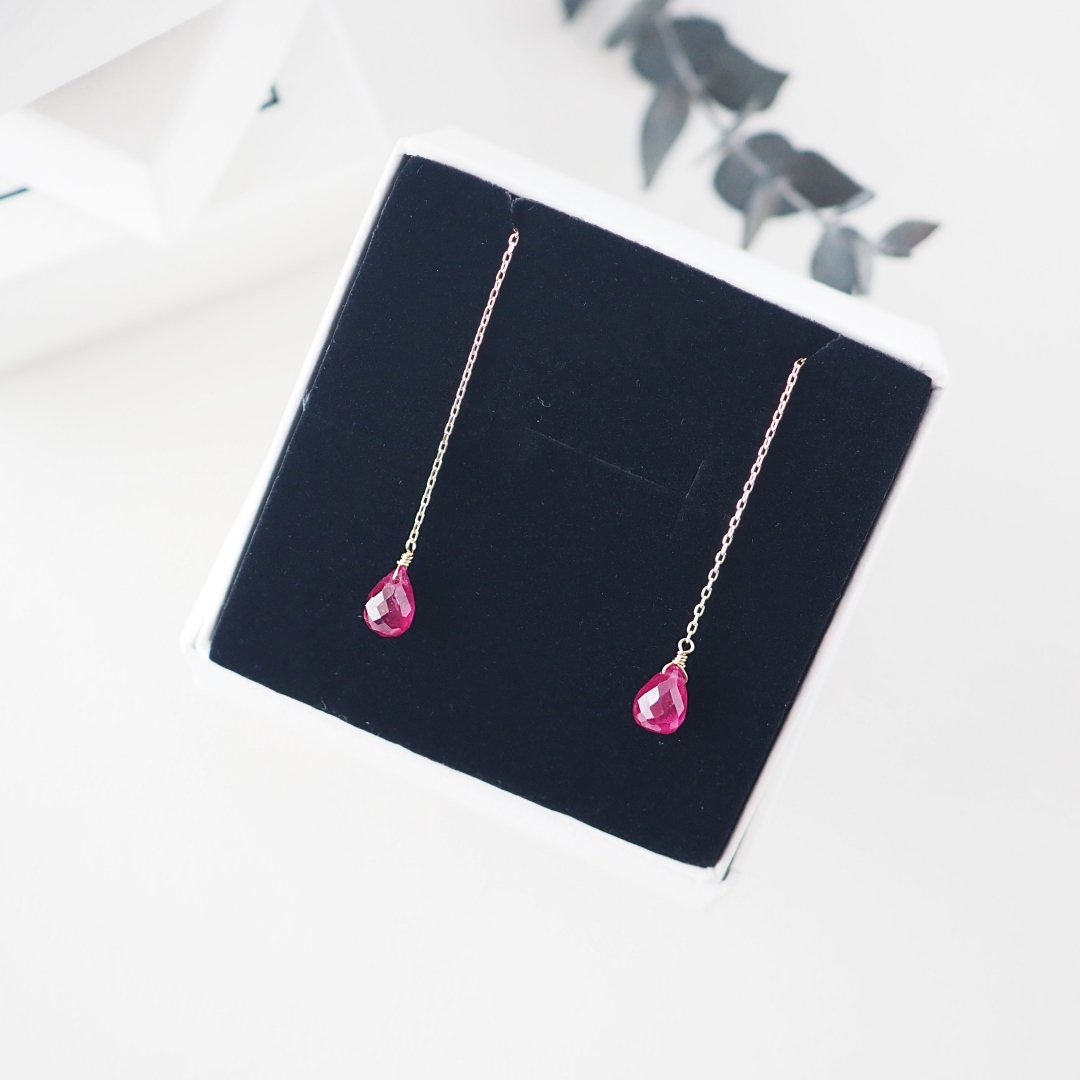 K10 / ルビーピアス