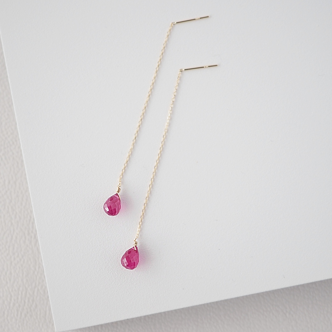 K10 / ルビーピアス