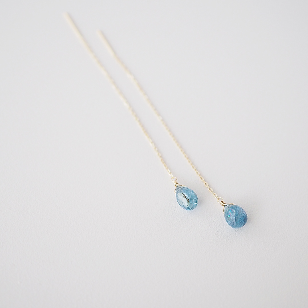 K10 / アクアマリンピアス