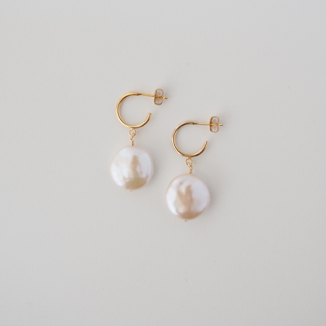 バロックパールピアス