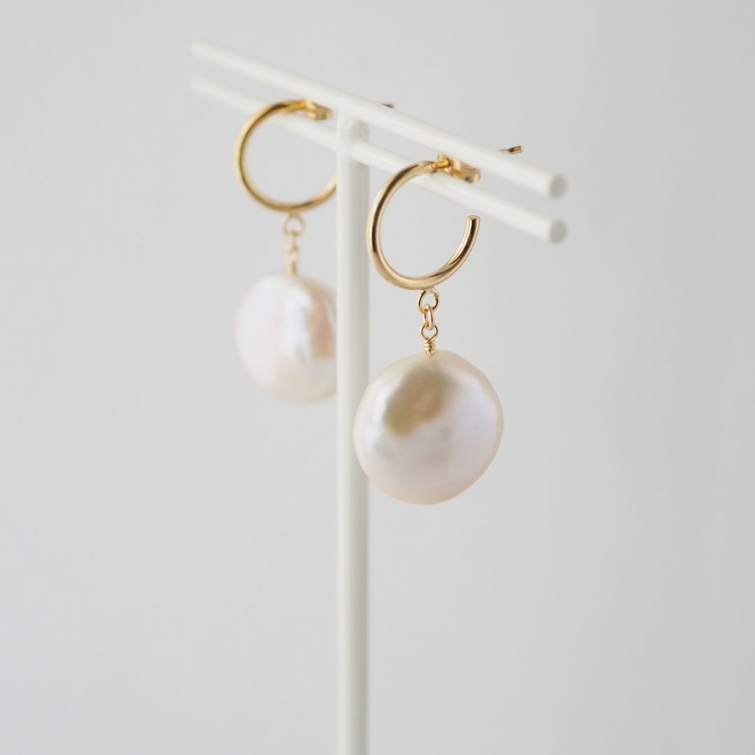 バロックパールピアス