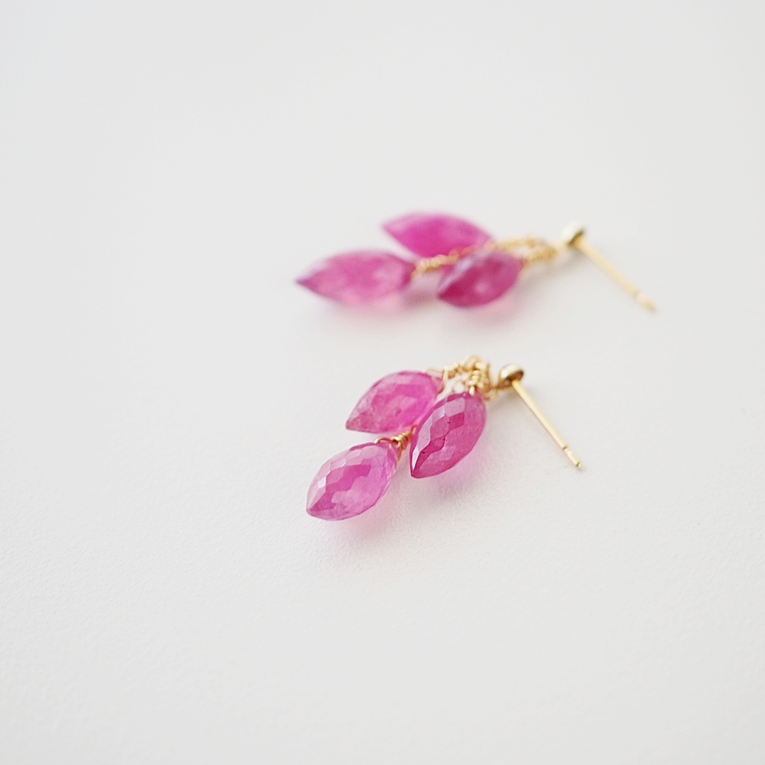 K10 / ルビーピアス