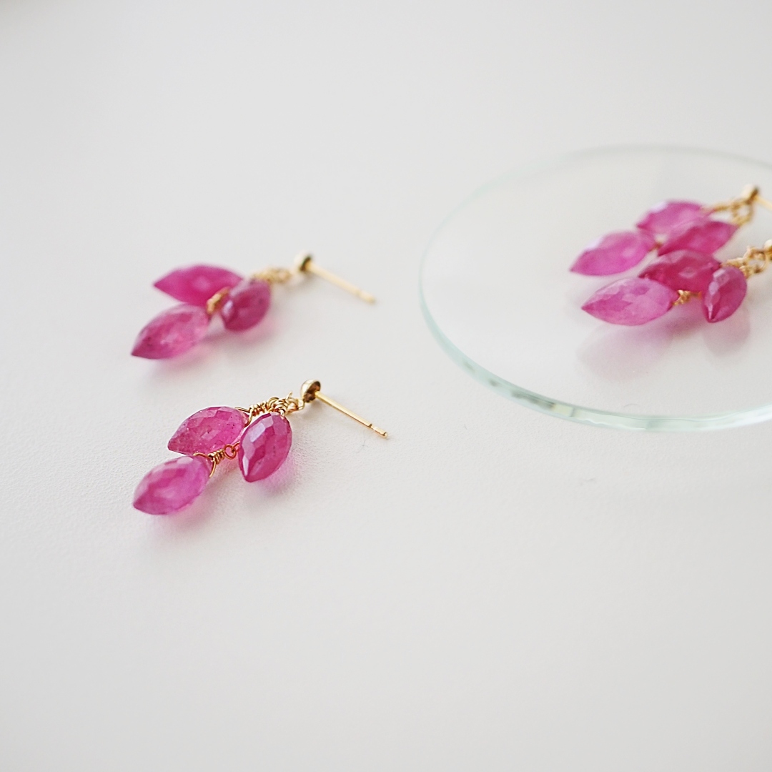 K10 / ルビーピアス