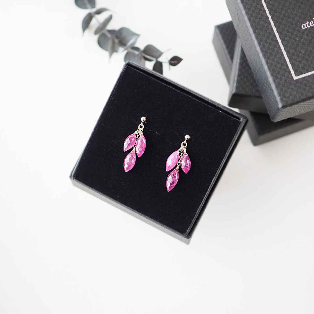 K10 / ルビーピアス