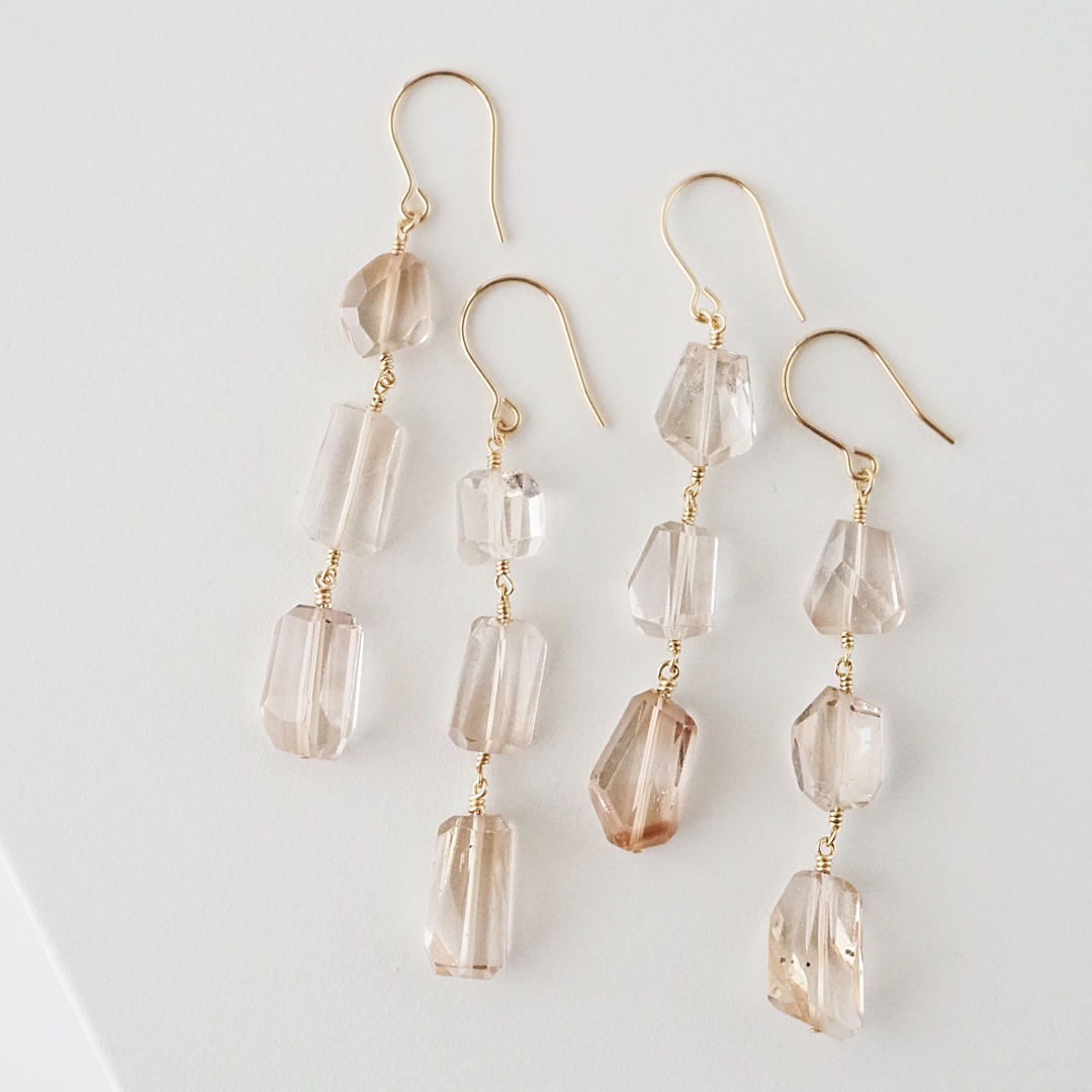 ブラウントパーズピアス | atelier045