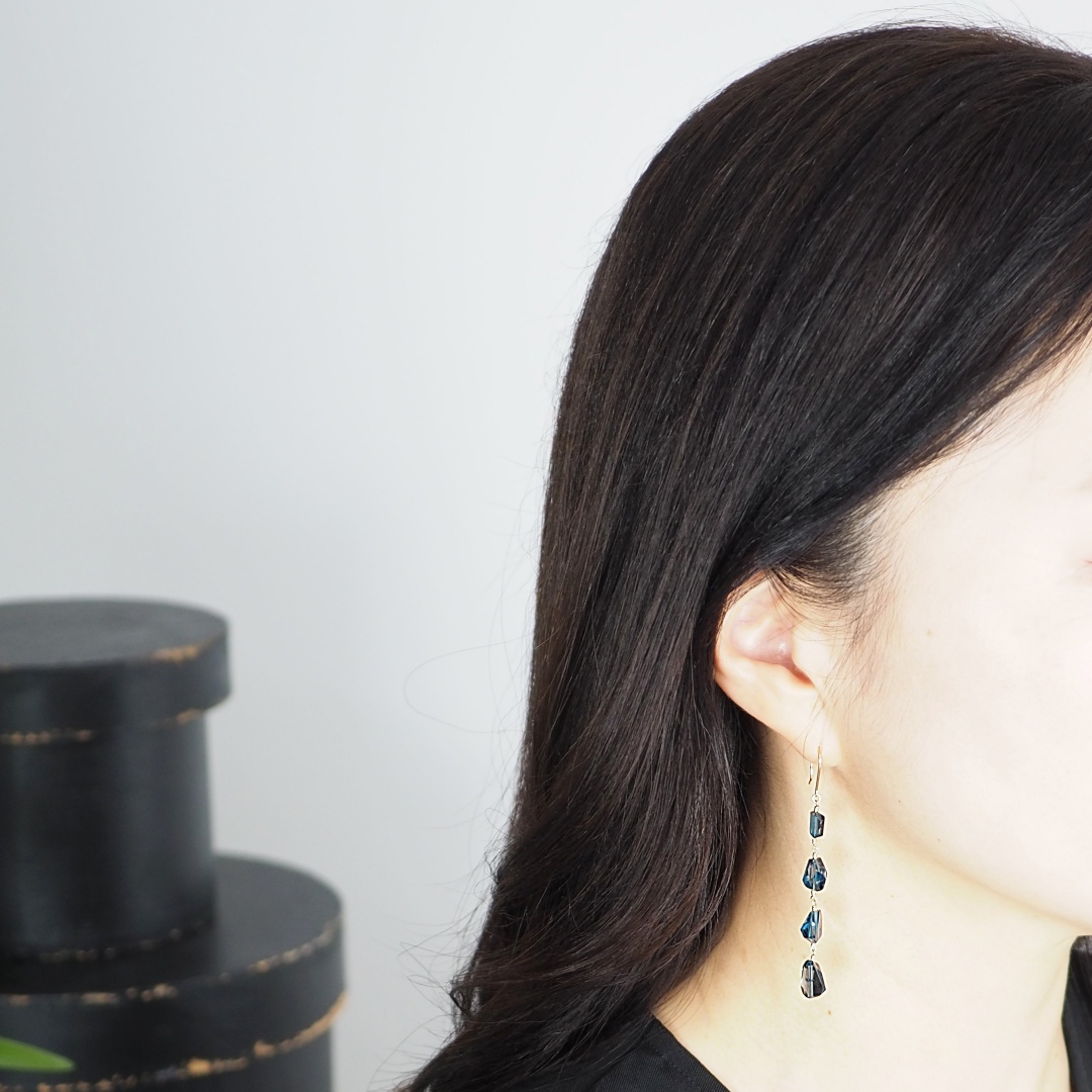 K10 / ロイヤルブルートパーズピアス