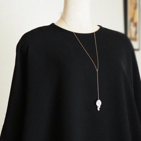 6月の誕生石 / K10 / バロックパールネックレス