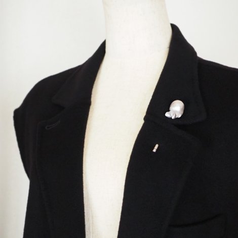 ●淡水パールP9 / ブローチ