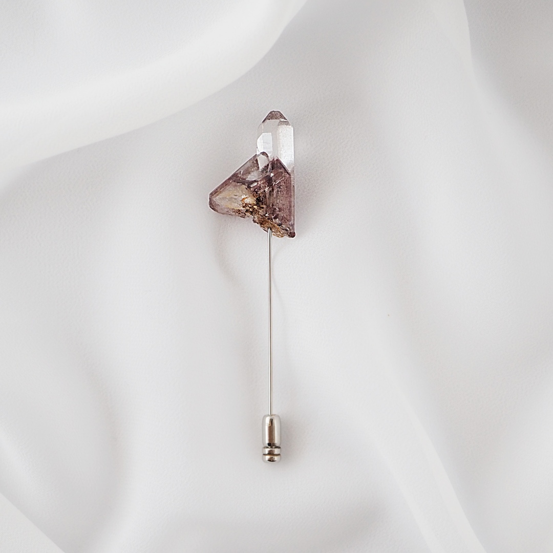 レッドクォーツ（ファントム双極）2 / ブローチ