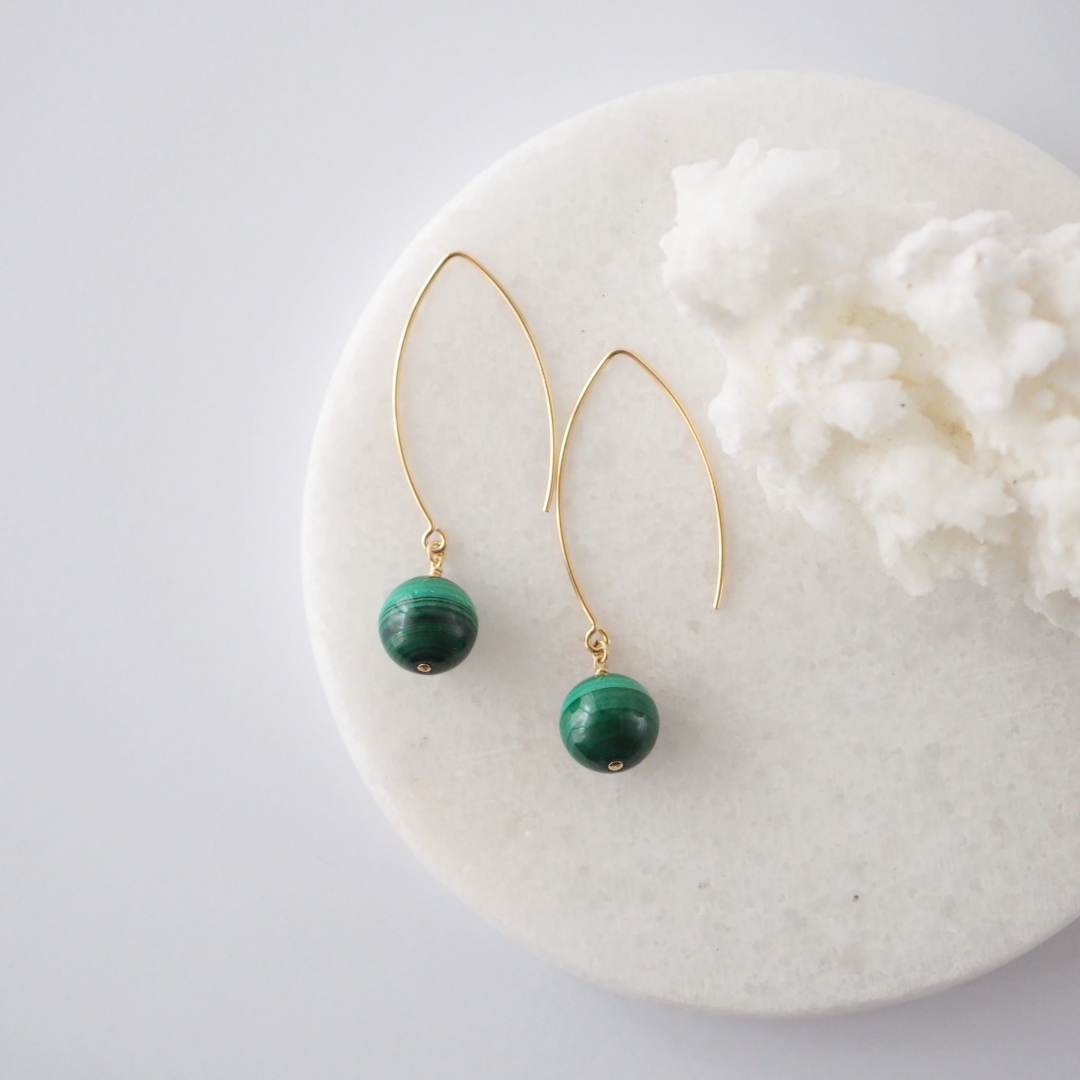 マラカイトピアス