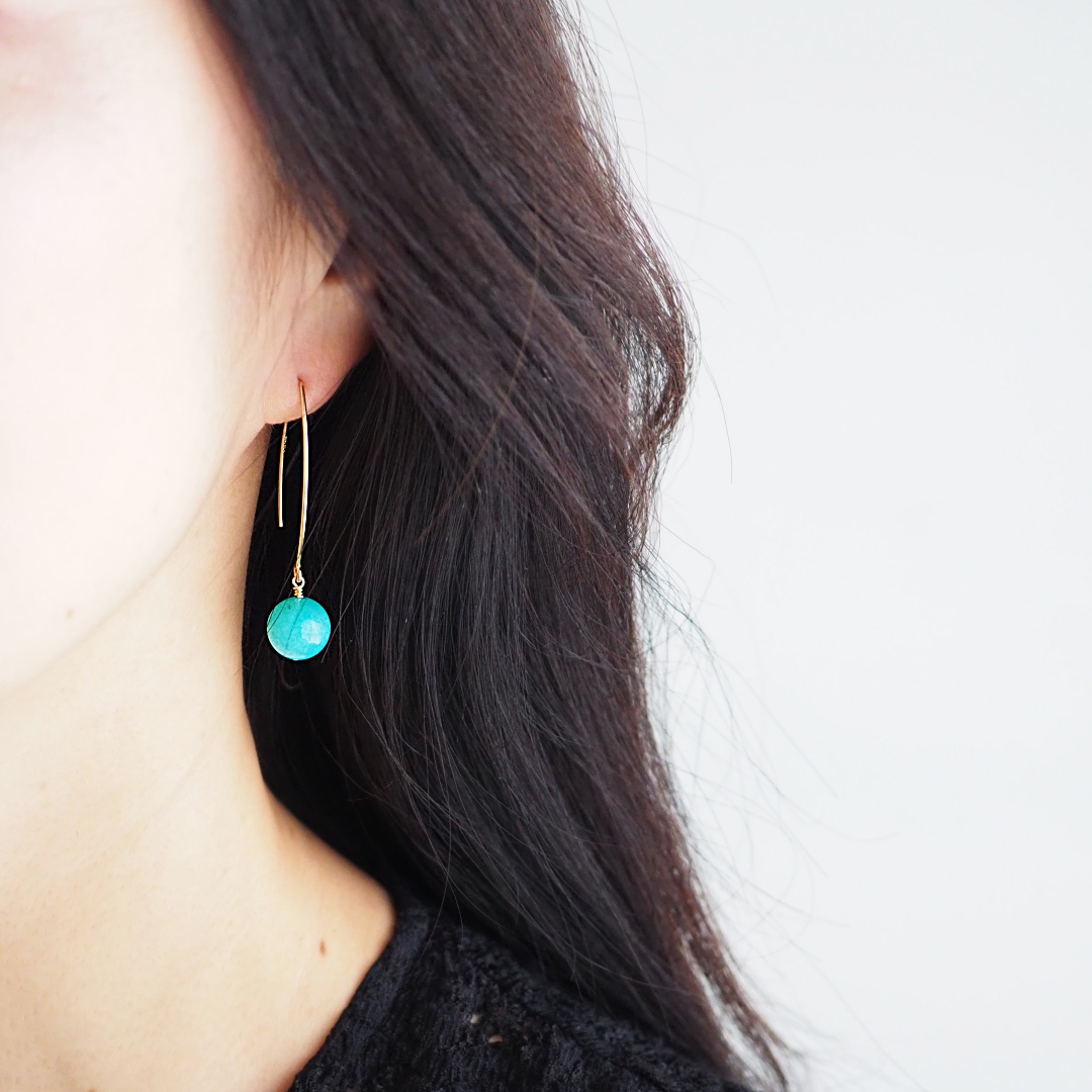 アマゾナイトピアス