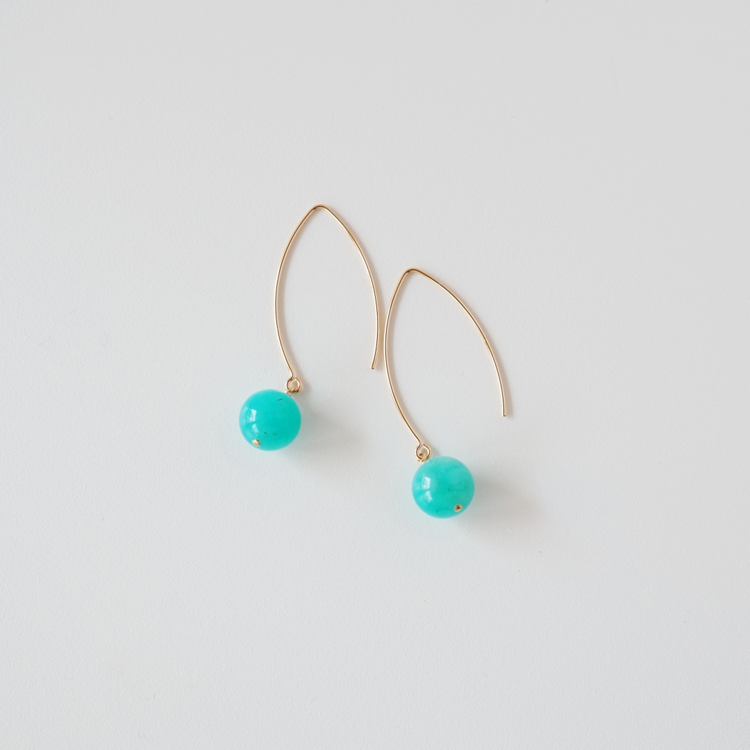 アマゾナイトピアス