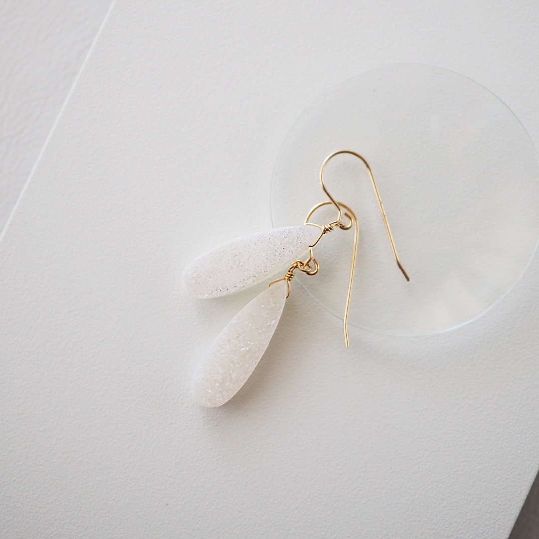 ドゥルージーアゲート ピアス ドゥルージーアゲートピアス | atelier045