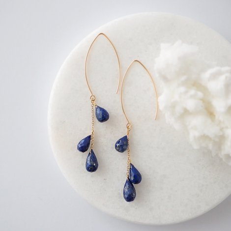 ラピスラズリピアス