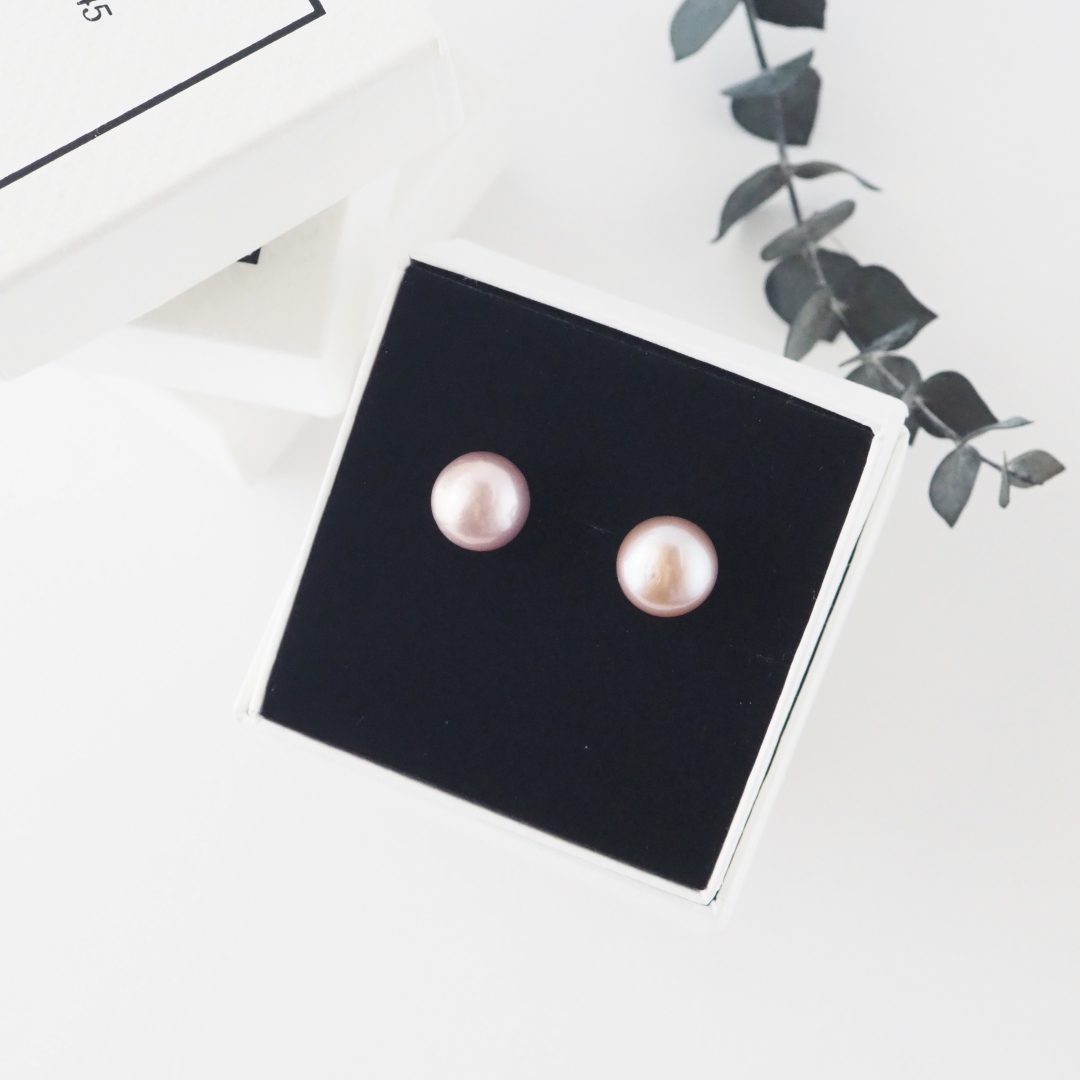 6月の誕生石 / K10 / 淡水パールピアス