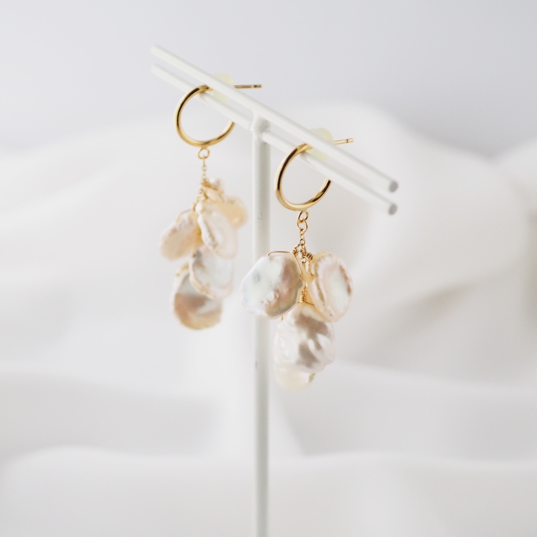 バロックパールピアス