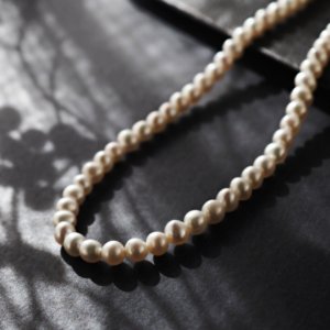 6月の誕生石淡水パールネックレス　L3