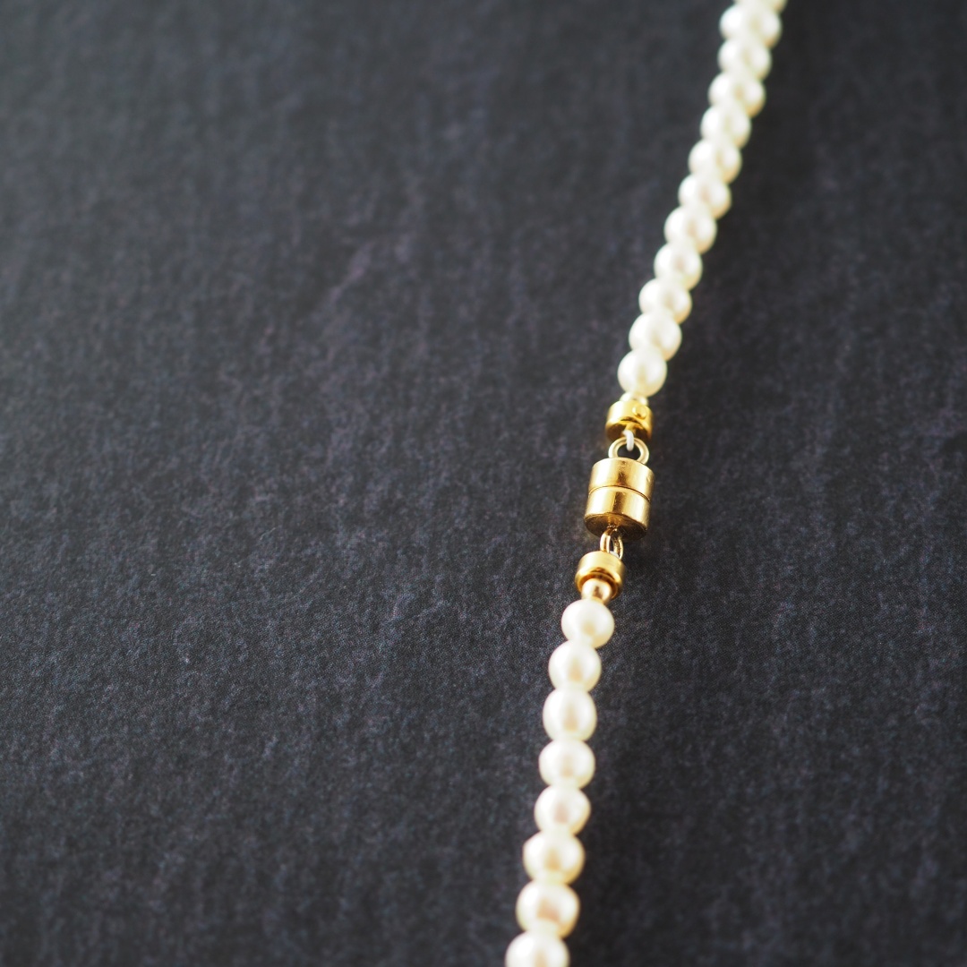 6月の誕生石淡水パールネックレス　Q2