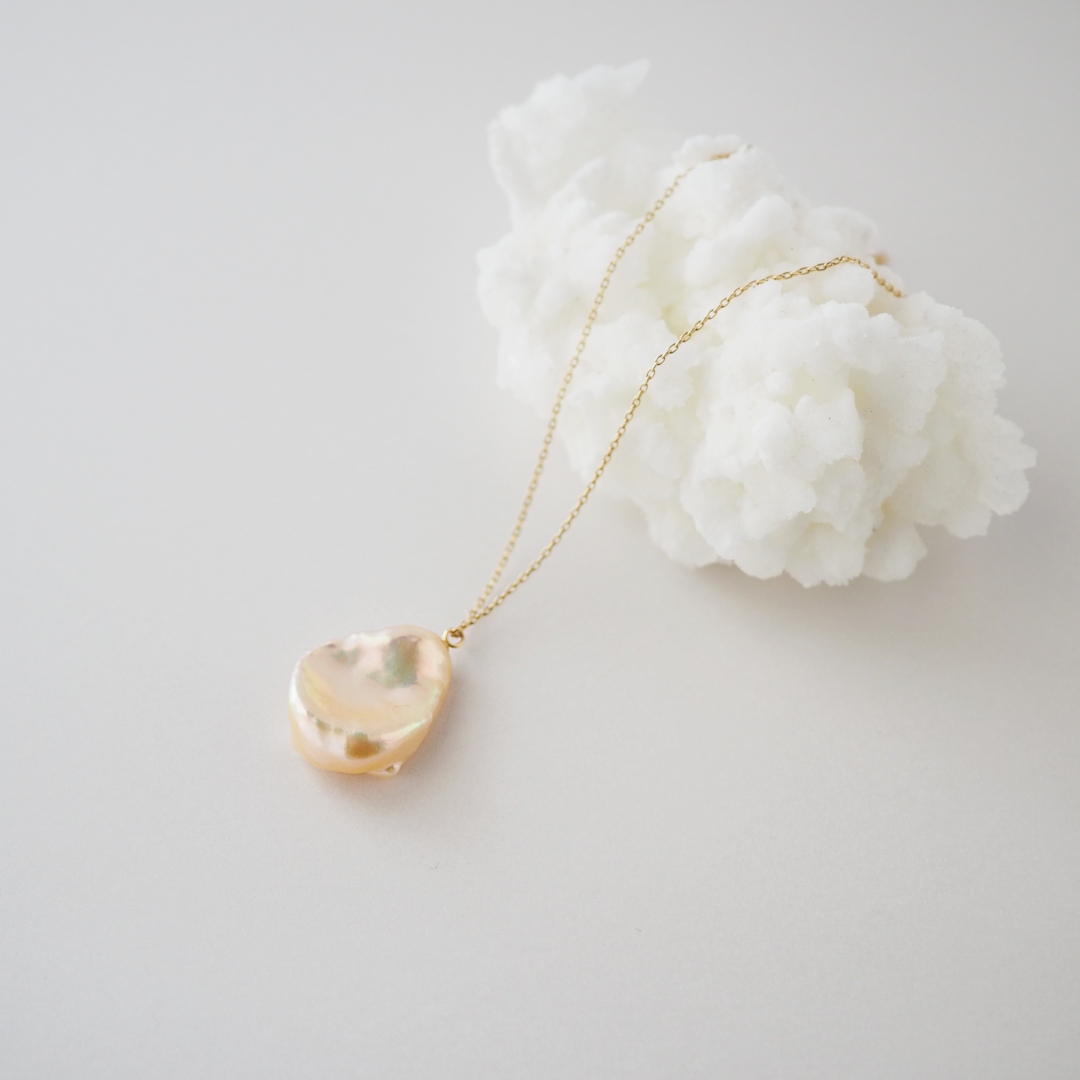 6月の誕生石 / K10 / 淡水パールネックレス