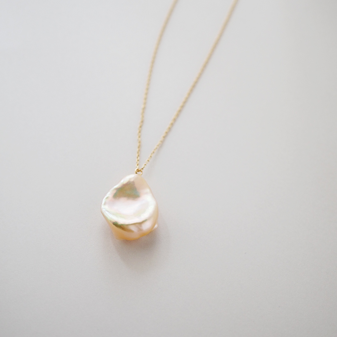 6月の誕生石 / K10 / 淡水パールネックレス