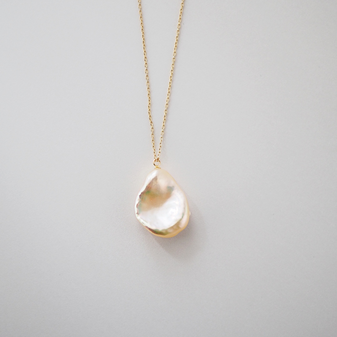 6月の誕生石 / K10 / 淡水パールネックレス