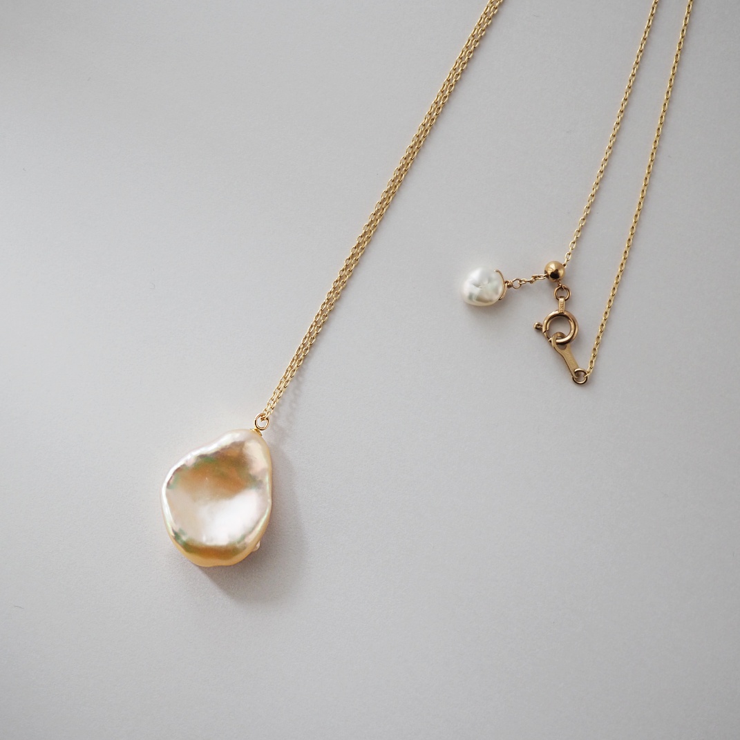 6月の誕生石 / K10 / 淡水パールネックレス