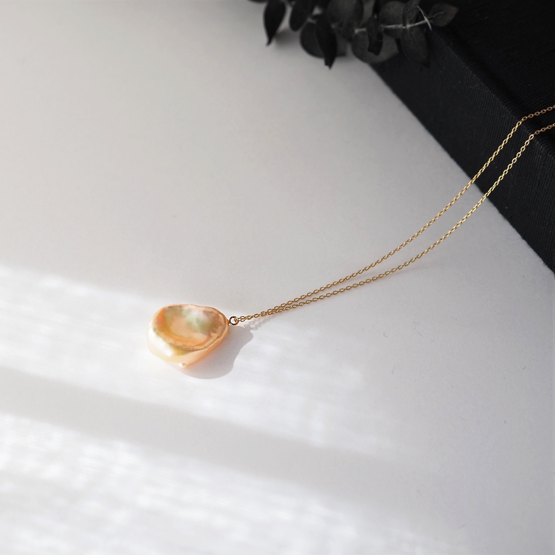 6月の誕生石 / K10 / 淡水パールネックレス